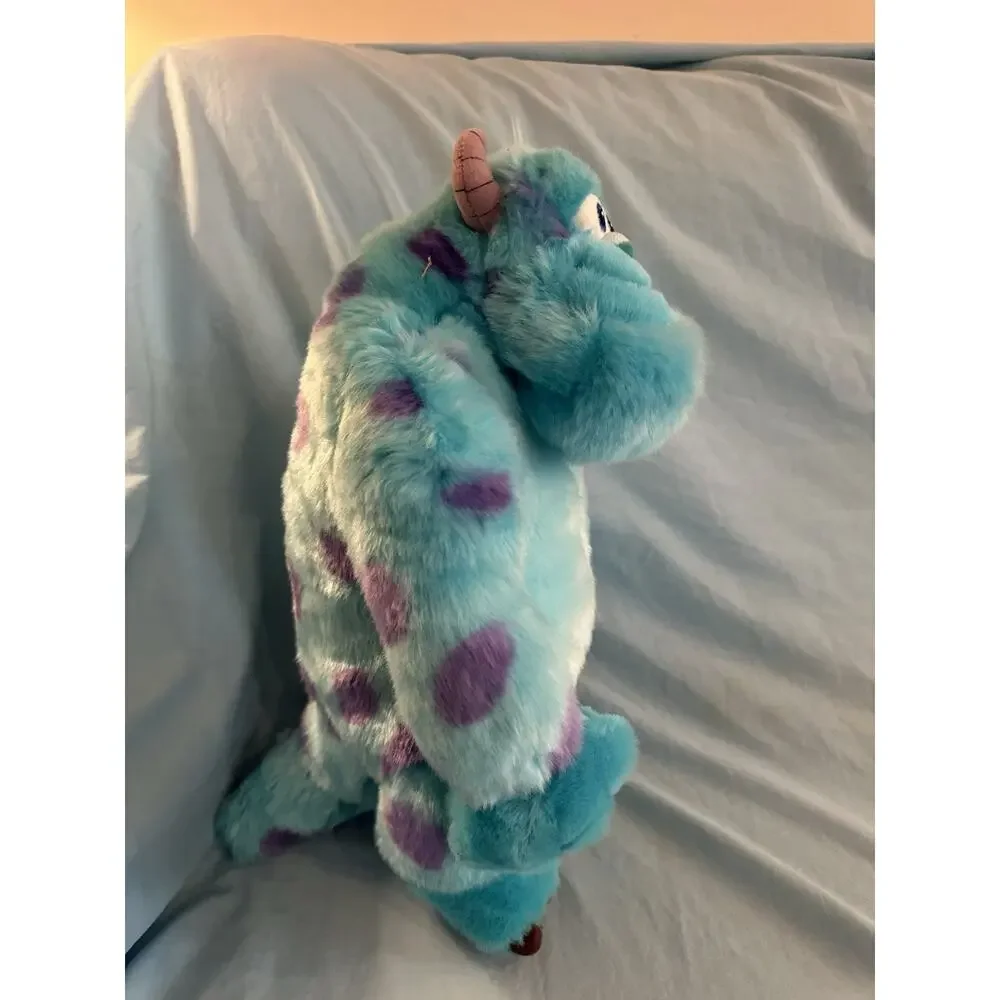 Disney Sulley Plush Blue Purple Monsters Inc Soft Stuffed Animal